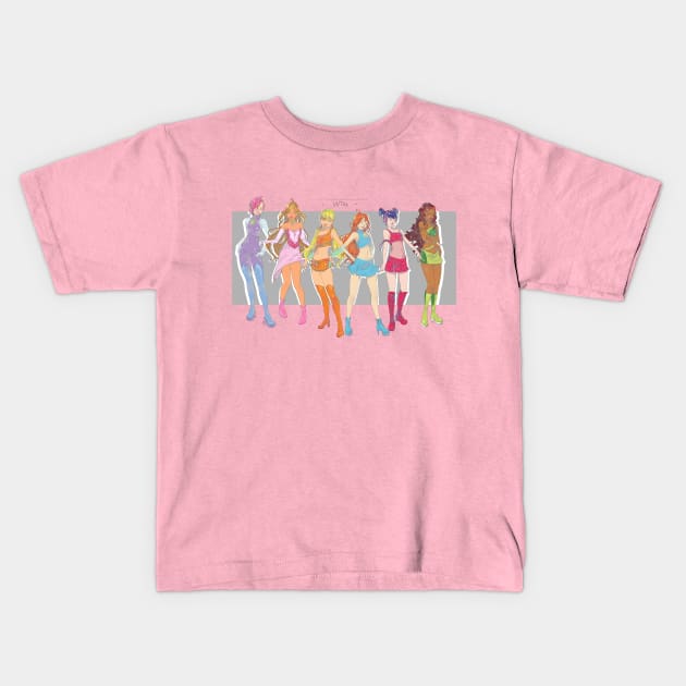 Winx Kids T-Shirt by NASTR